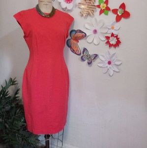 BANANA REPUBLIC BRAND DRESS SIZE M ORANGE COLOR